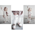 Factory made cotton baby knee high socks